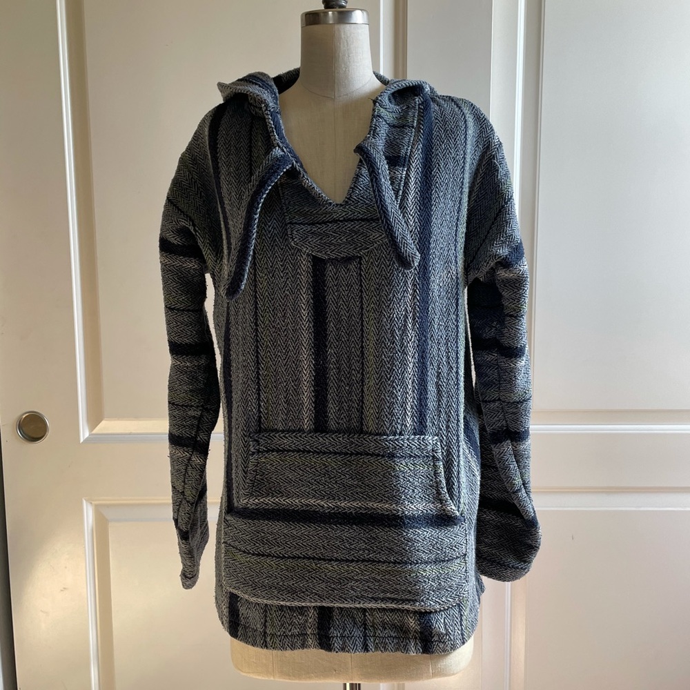 Authentic Mexican Baja hoddie pullover- Sz L